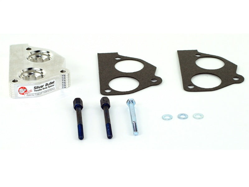 aFe 46-34004 Silver Bullet Throttle Body Spacers TBS GM C/K 1500/2500/3500 87-95 V6-4.3L V8-5.0/5.7L