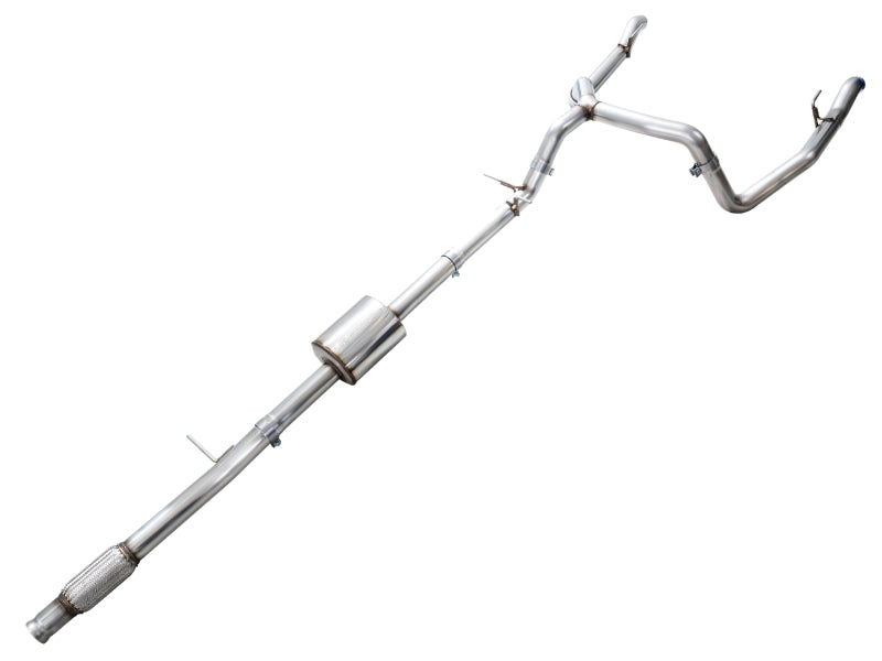 AWE Tuning 3015-31200 AWE 4th Gen GM 1500 5.3L 0FG Catback Split Rear Exit (w/ Bumper Cutouts) - OE Tips