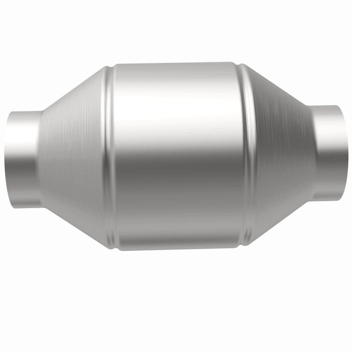Magnaflow 51656 MagnaFlow Conv Univ 2.5in Inlet/Outlet Center/Center Round 3in Body L x 5in W x 8.75in Overall L
