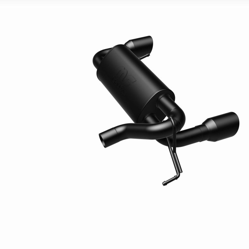 Magnaflow 19555 MagnaFlow 2021 Ford Bronco 2.3L I-4 Axle-Back Exhaust w/ Dual Split Rear Style Exit- Black Tips