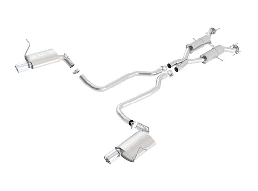 Borla 140406 11-16 Jeep Grand Cherokee Limited/Laredo 5.7L 8cyl 4WD/RWD SS Catback Exhaust