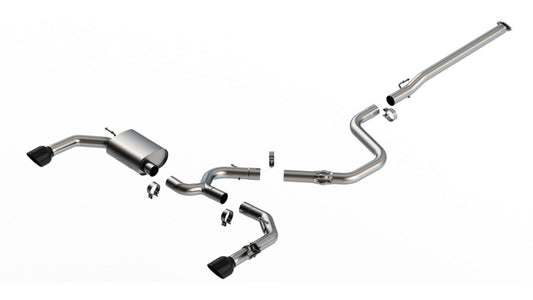 Borla 140925BC 22-23 Hyundai Elantra N 2.0L 4 CYL. Turbo AT/MT ATAK Catback Exhaust Black Chrome