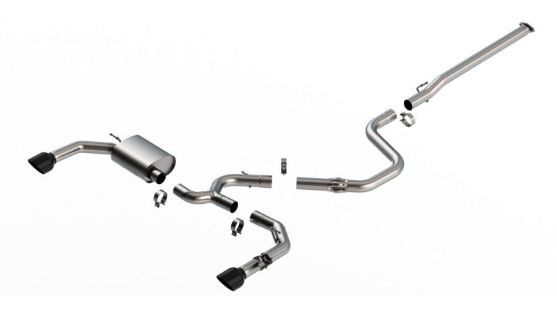 Borla 140925BC 22-23 Hyundai Elantra N 2.0L 4 CYL. Turbo AT/MT ATAK Catback Exhaust Black Chrome