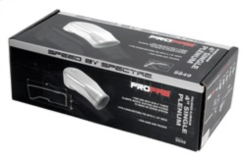 Spectre 9849 Plenum 4in. OD x 9in. (Air Cleaner to Stud Inlet) - Single