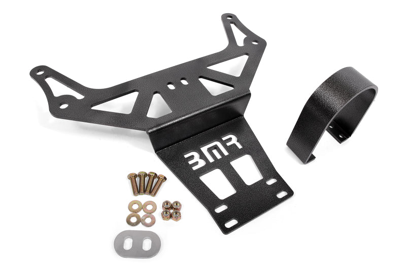 BMR Suspension DSL111H BMR 15-18 Dodge Challenger (Auto Trans) Hellcat/Demon Driveshaft Safety Loop - Black Hammertone