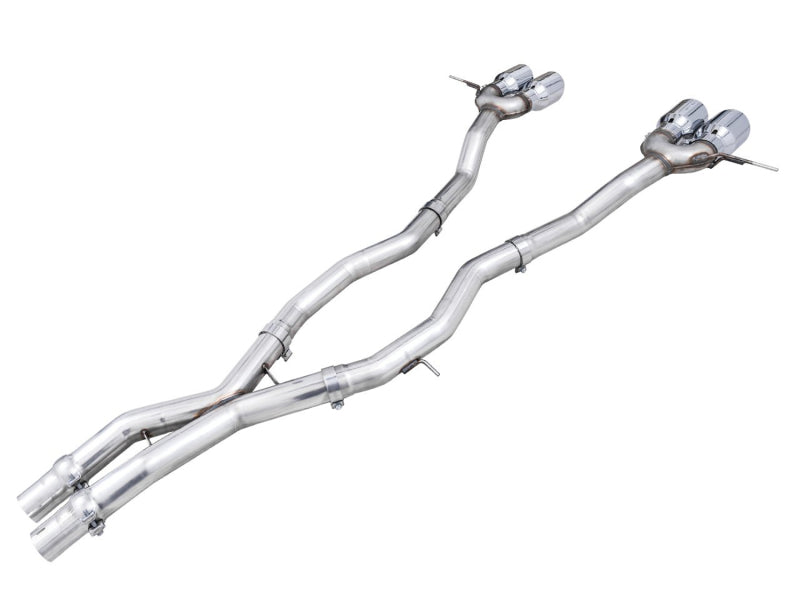 AWE Tuning 3020-43482 AWE Track Edition Catback Exhaust for BMW G8X M3/M4 - Chrome Silver Tips
