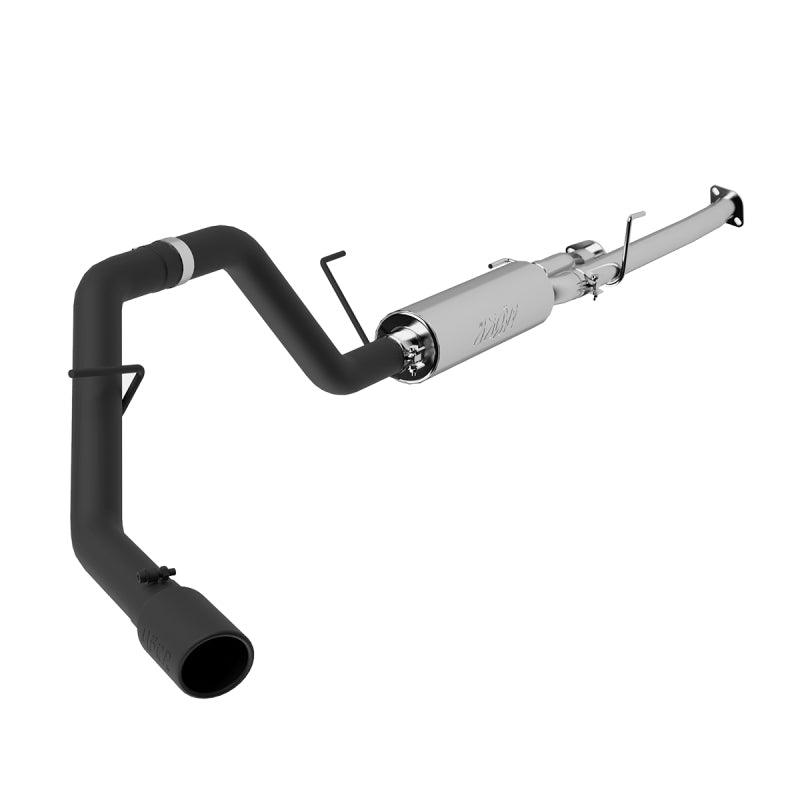 MBRP S5314BLK 2009-2014 Toyota Tundra 5.7L EC-Std. & SB/CC-SB 3in Cat-Back Single Side AL - Black