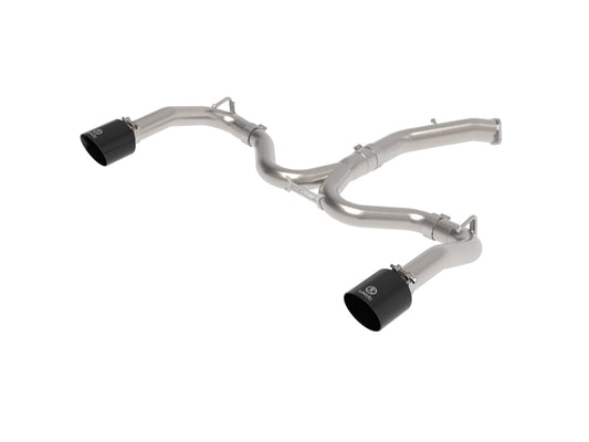 aFe 49-37037-B 20-21 Kia Forte GT 1.6L 3in-2.5in 304 Stainless Steel Axle-Back Exhaust w/ Black Tips