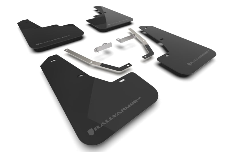 Rally Armor MF106-UR-BLK-GRY 24-25 Subaru Crosstrek Black UR Mud Flap Grey Logo