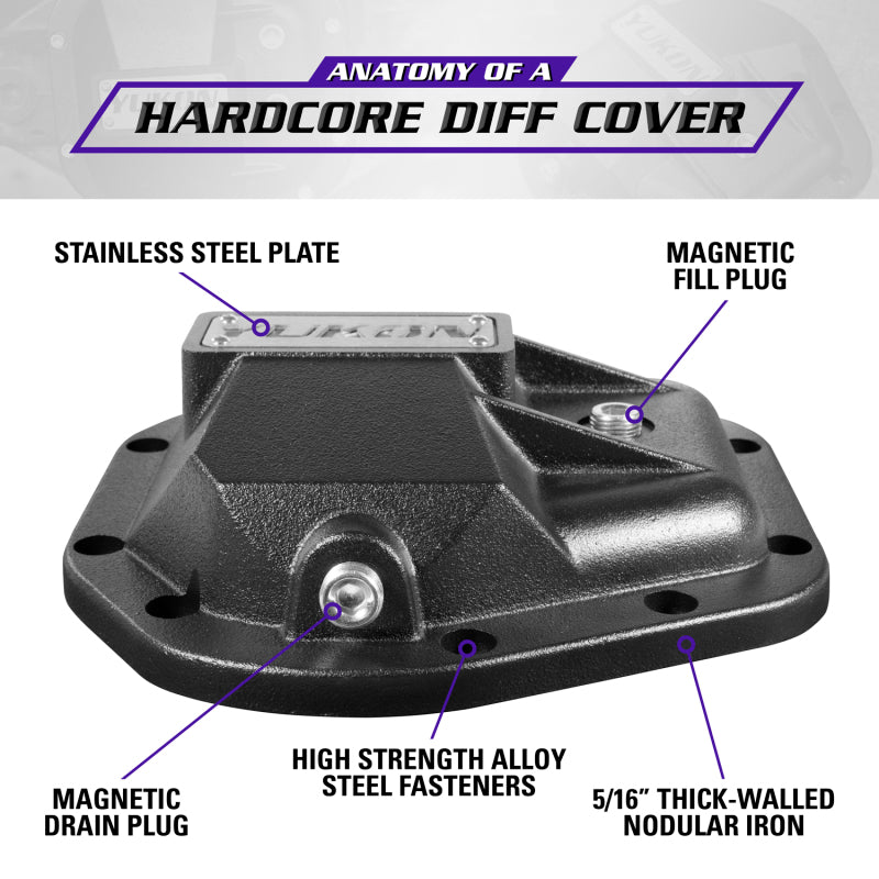Yukon Gear & Axle YHCC-D60 Yukon Gear Hardcore Diff Cover for Dana 50/60/70