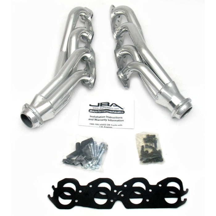 JBA 1822S-3JS 88-93 GM Truck 7.4L BBC w/o A.I.R. 1-3/4in Primary Silver Ctd Cat4Ward Header