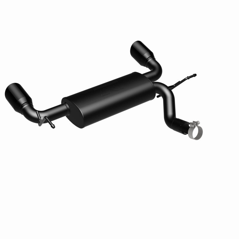 Magnaflow 15160 MagnaFlow 07-17 Jeep Wrangler JK 3.8/3.6L Dual Split Rear Exit Black Axle-Back Exhaust