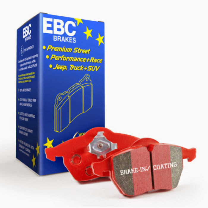 EBC DP32207C 13-15 Porsche 911 (991) GT3 3.8L (w/Cast Iron Rotor) Redstuff Rear Brake Pads