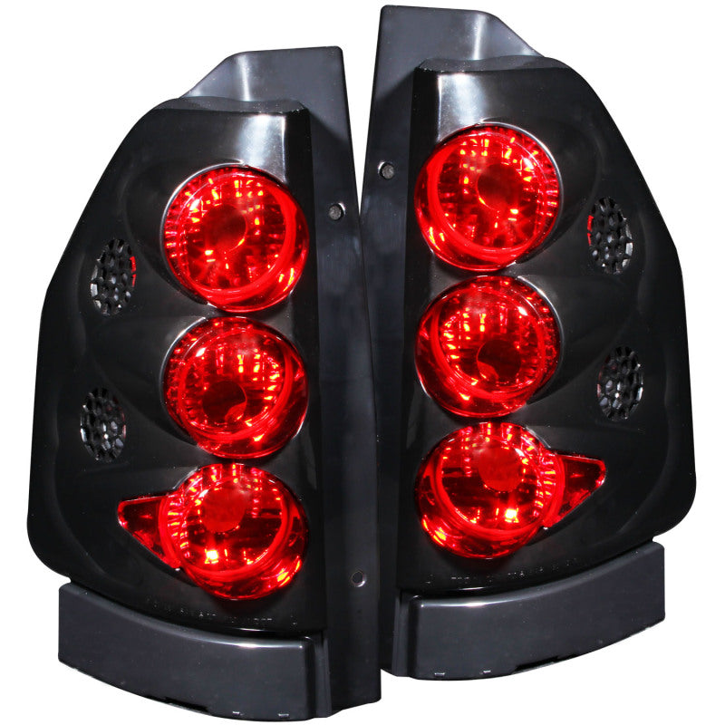 ANZO 211093 2002-2008 GMC Envoy Taillights Black