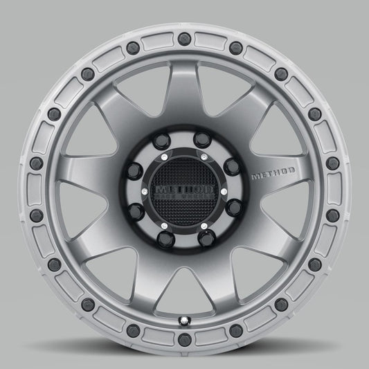 Method Wheels MR31729088818 Method MR317 20x9 +18mm Offset 8x180 130.81mm CB Matte Titanium Wheel