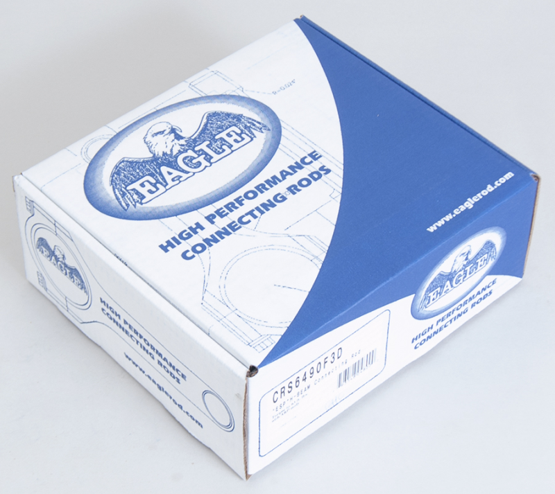 Eagle EAGCRS6490F3D Ford FE 4340 Forged H-Beam Rods 6.490in