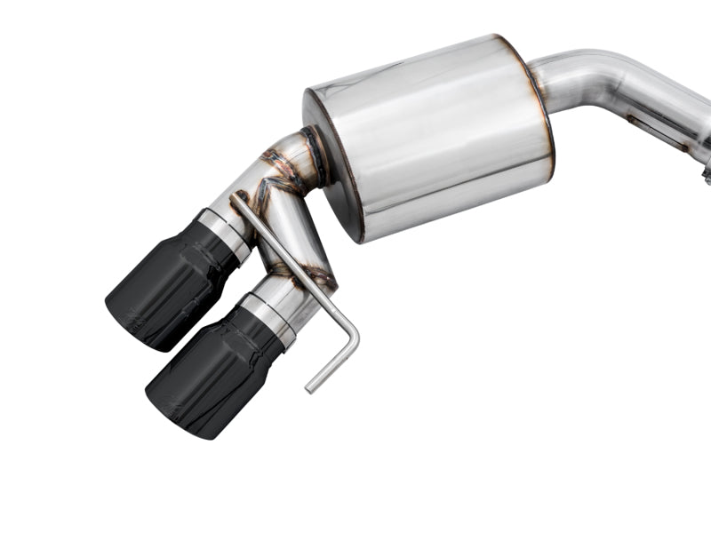 AWE Tuning 3015-43106 2018+ Ford Mustang GT (S550) Cat-back Exhaust - Touring Edition (Quad Diamond Black Tips)