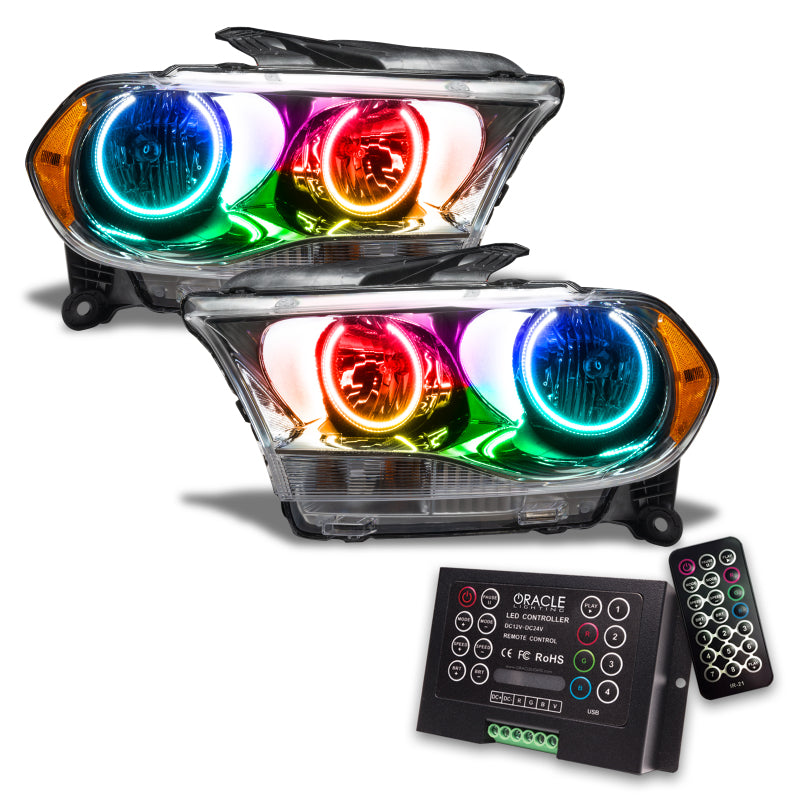 ORACLE Lighting 7101-333 Oracle 11-13 Dodge Durango SMD HL Halogen - Chrome - ColorSHIFT w/ 2.0 Controller SEE WARRANTY