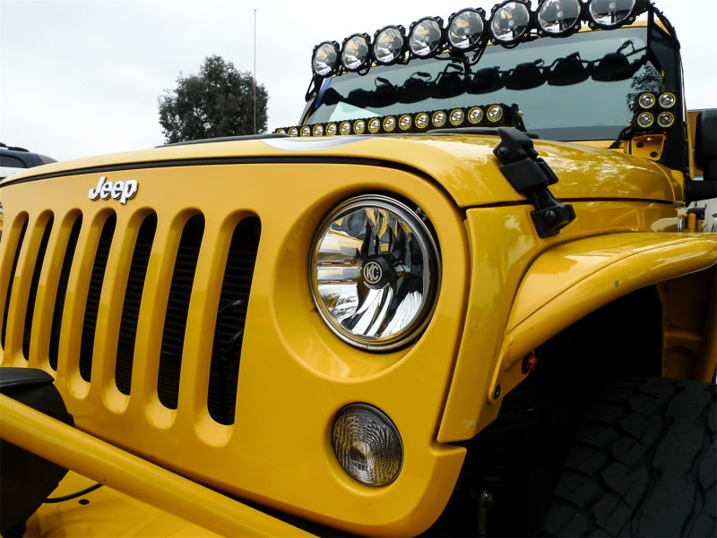 KC HiLiTES 42351 07-18 Jeep JK (Not for Rubicon/Sahara) 7in. Gravity LED DOT Headlight (Pair Pack System)