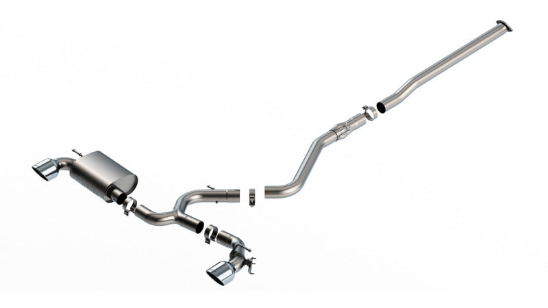 Borla 140926 22-23 Hyundai Kona N 2.0L 4 CYL. Turbo AT/MT ATAK Catback Exhaust Bright Chrome