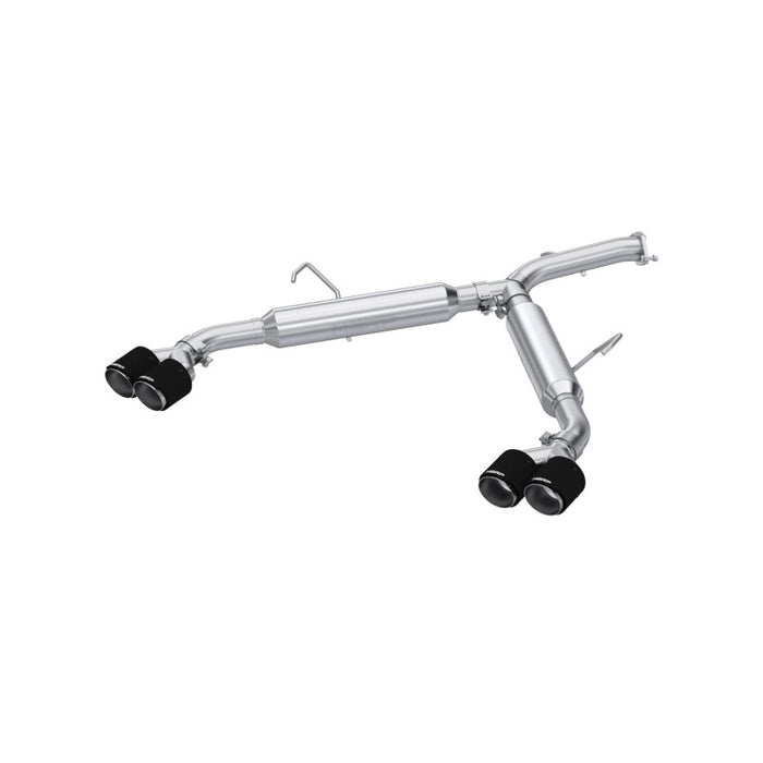 MBRP S47113CF 2022-2023 Kia Forte GT 1.6L Turbo2.5in Axle-Back Dual Split Rear w/ Quad Carbon Tips