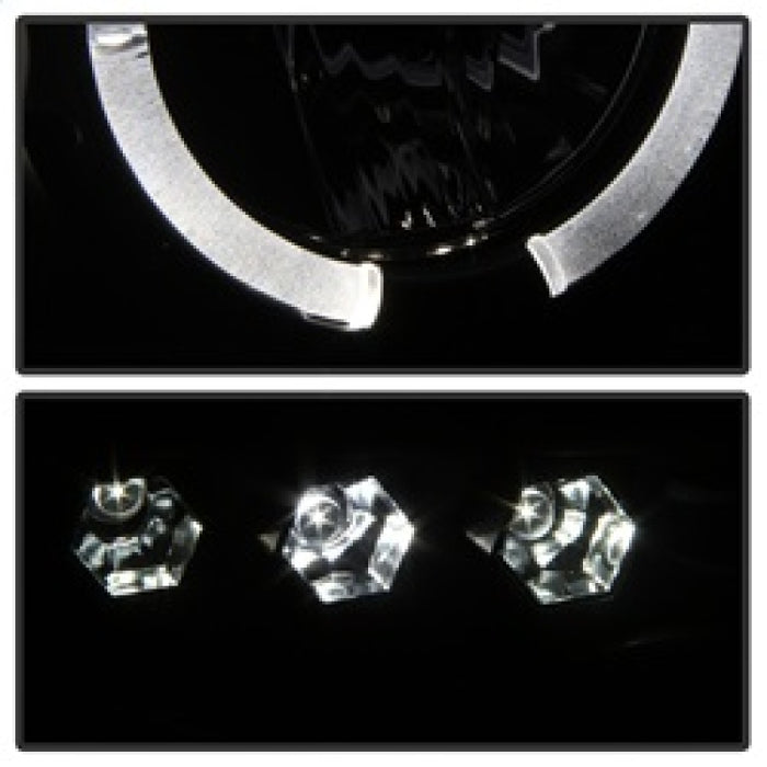SPYDER 5078384 Spyder Dodge RAM 1500 02-05 03-05 Projector Headlights LED Halo LED Blk Smke PRO-YD-DR02-HL-BSM