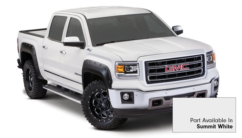 Bushwacker 40927-14 19-21 Chevrolet Silverado 1500 Pocket Style Flares 4pc - Summit White