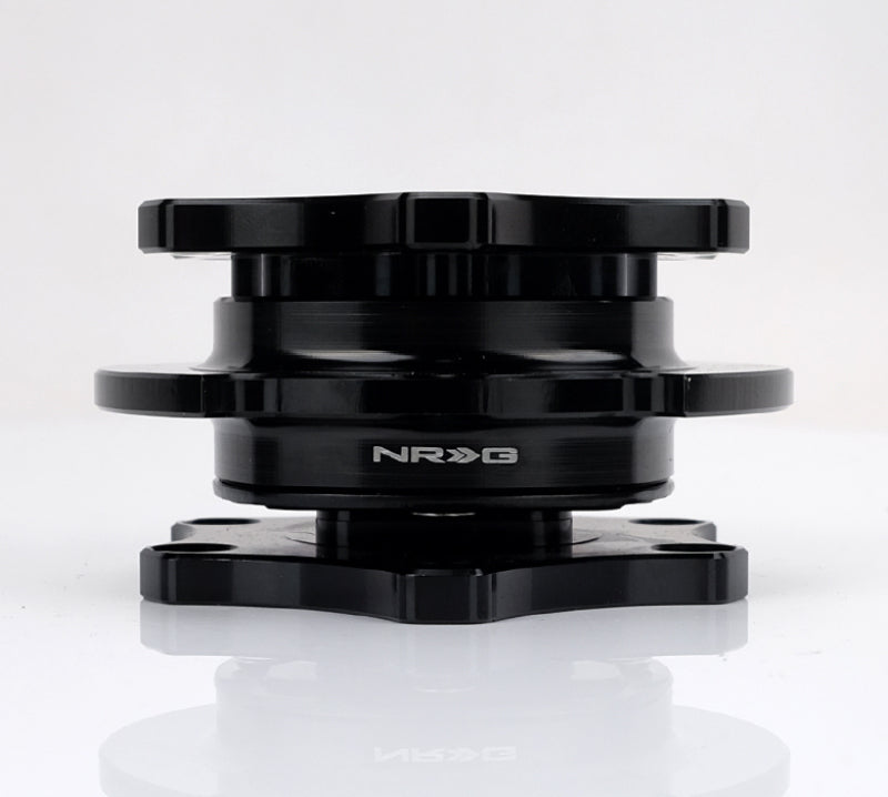 NRG SRK-R200BK-BK Quick Release SFI SPEC 42.1 - Shiny Black Body / Shiny Black Ring