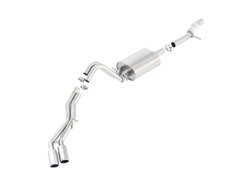 Borla 140557 Touring Cat Back 15-16 Chevy Tahoe 5.3L V8 2.75in, 2.25in Dual Same Side Exit 4in Tips
