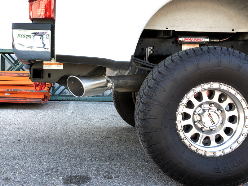 aFe 49-43086-P MACHForce XP 2017 Ford SuperDuty F-250/F-350 V8 6.2L CC/LB Cat-Back SS 4in. Exhaust System