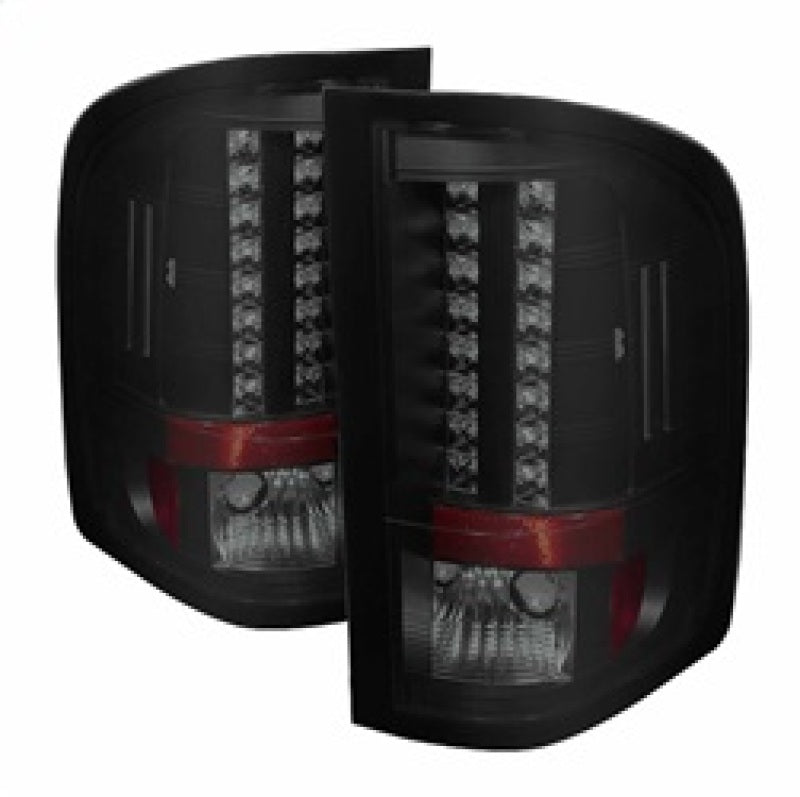 SPYDER 5078032 Spyder Chevy Silverado 07-13 LED Tail Lights Blk Smke ALT-YD-CS07-LED-BSM