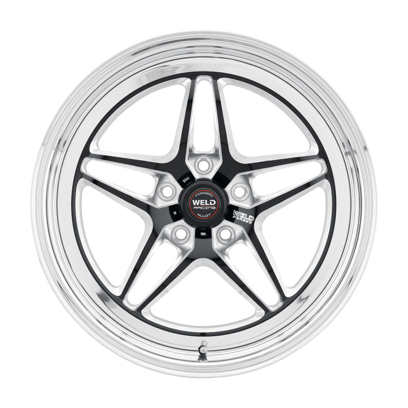 Weld 81HB7100W67A S81 17x10 / 5x115 BP / 6.7in BS Black Wheel (High Pad) - Non-Beadlock