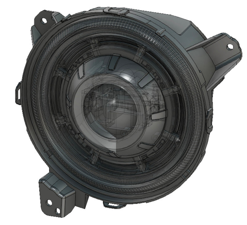 ORACLE Lighting 5839-504 Oracle Oculus Bi-LED Projector Headlights for Jeep JL/Gladiator JT - Matte Blk - 5500K