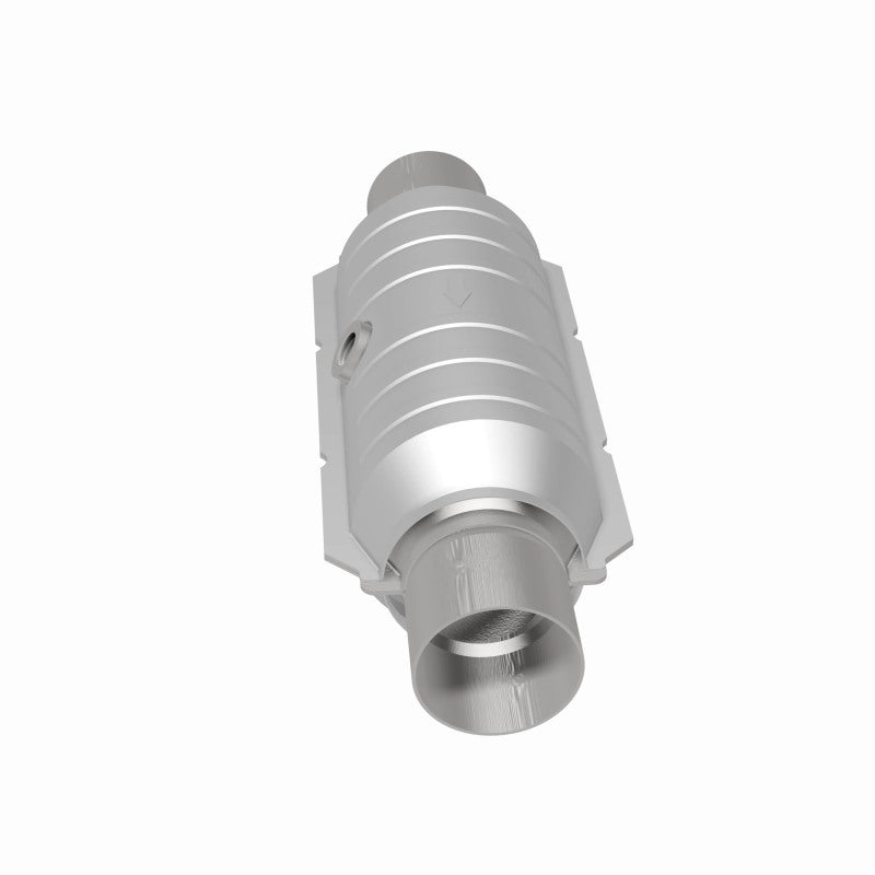 Magnaflow 51356 MagnaFlow Conv Univ 2.5in Inlet/Outlet Center/Center Round 11in Body L x 5.125in W x 15in Overall L