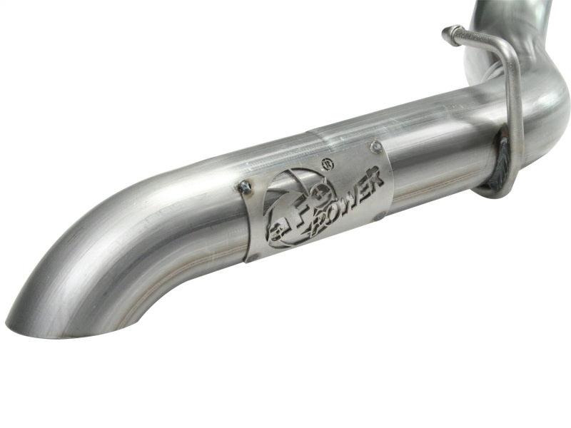 aFe 49-46229 MACHForce XP Exhaust Cat-Back SS-409 04-06 Jeep Wrangler TJ Unl L6 4.0L 2.5in Off-Road No Tip