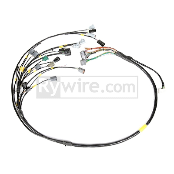 Rywire RY-13B-HALTECH 13B Haltech Mil-Spec Eng Harness w/EV14 Inj/Denso 5th/6th Inj/Delphi Press Sensor/Bosch Knock