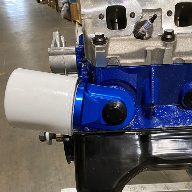 Ford Racing M-6880-B50 Push Rod V8 90 Degree Billet Oil Filter Adapter