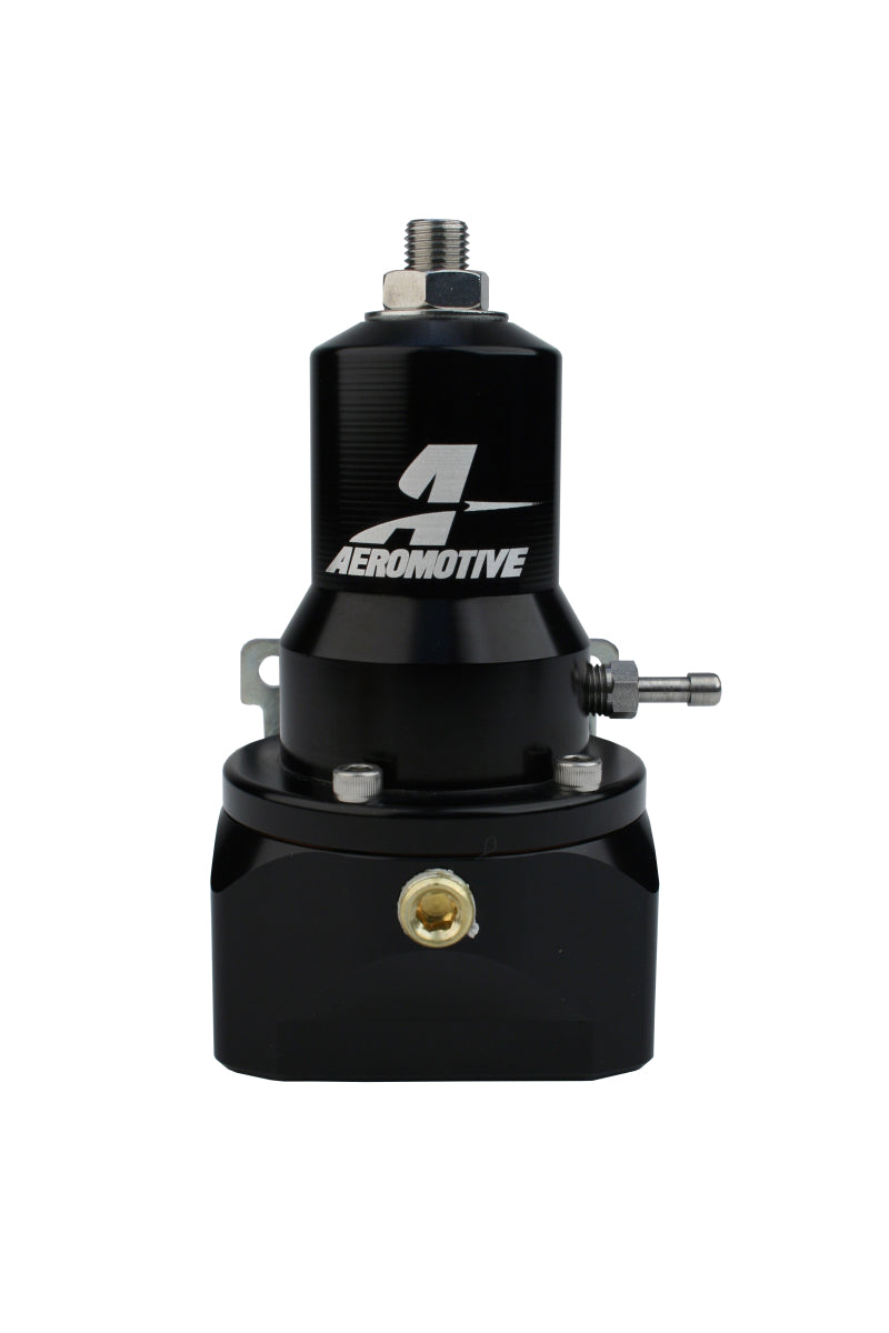 Aeromotive 13132 Regulator - 30-120 PSI - .500 Valve - 2x AN-10 Inlets / AN-10 Bypass