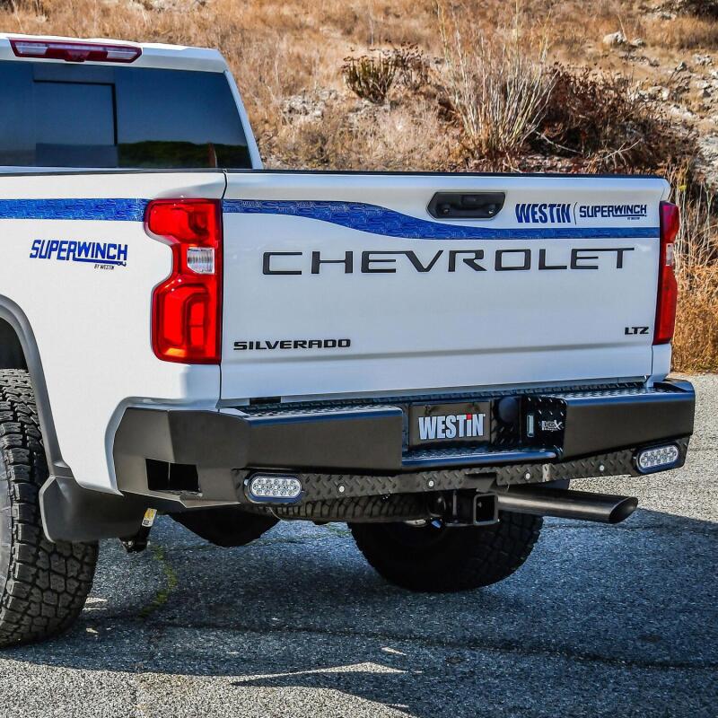 Westin 58-341185 19-20 Chevy Silverado 1500 HDX Bandit Rear Bumper - Black