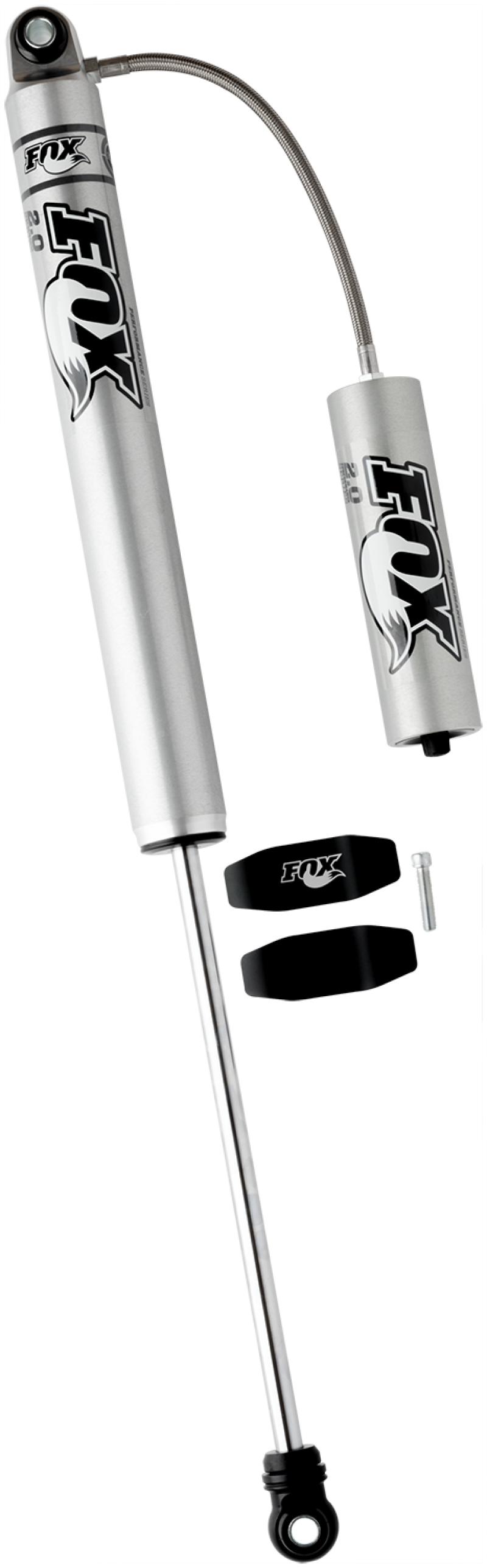 FOX 980-24-957 Fox 99+ Chevy HD 2.0 Performance Series 14.1in. Smooth Body Remote Res. Rear Shock / 7-10in. Lift