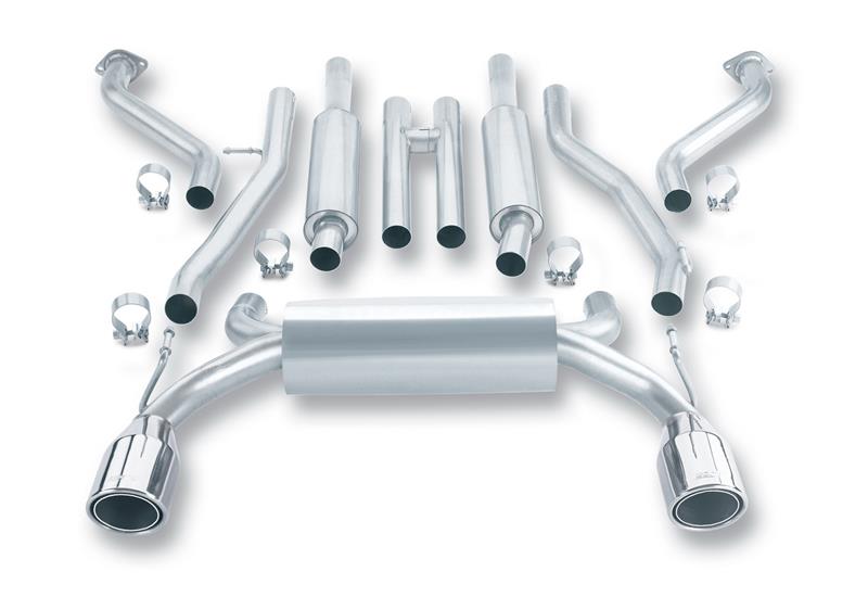 Borla 140045 03-08 350Z True Dual Cat-Back Exhaust 2BOXES