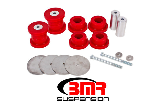 BMR Suspension BK061 BMR 16-17 6th Gen Camaro Rear Cradle Bushing Kit (Polyurethane) - Red