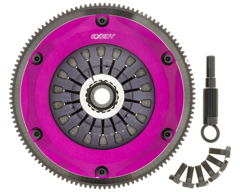 Exedy NM042SD 1993-1994 Nissan Skyline GTR L6 Hyper Twin Cerametallic Clutch Sprung Center Disc Pull Type