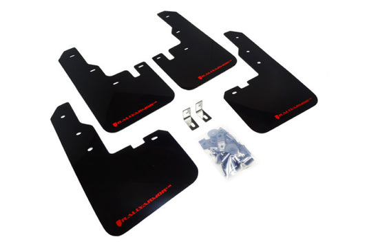 Rally Armor MF44-UR-BLK/RD 16-18 Toyota RAV4 Black UR Mud Flap w/ Red Logo