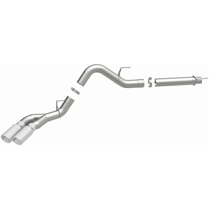 Magnaflow 19422 MagnaFlow CatBack 2018 Ford F-150 V6-3.0L Dual Exit Polished Stainless Exhaust - MF Series
