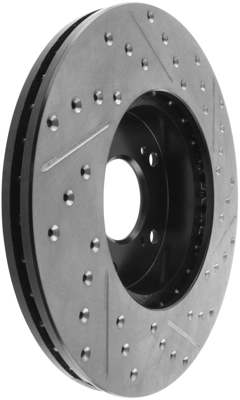 Stoptech 127.40036R StopTech 06-08 Civic GX / 02-04 CR-V / 98-02 Honda Accord V6 / 03-07 Accord 4 cyl/V6 MT Slotted & D