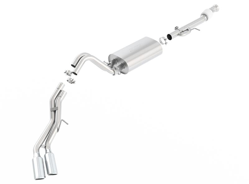 Borla 140560 15-16 Cadillac Escalade ESV 6.2L Auto Trans Dual Round Rolled Truck Side Exit Catback Exhaust