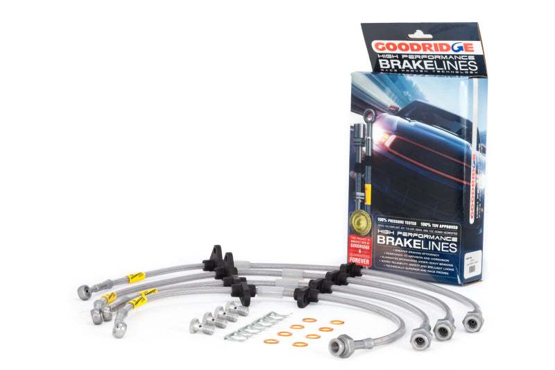 Goodridge 20062 90-93 Acura Integra Stainless Steel Brake Line Kit
