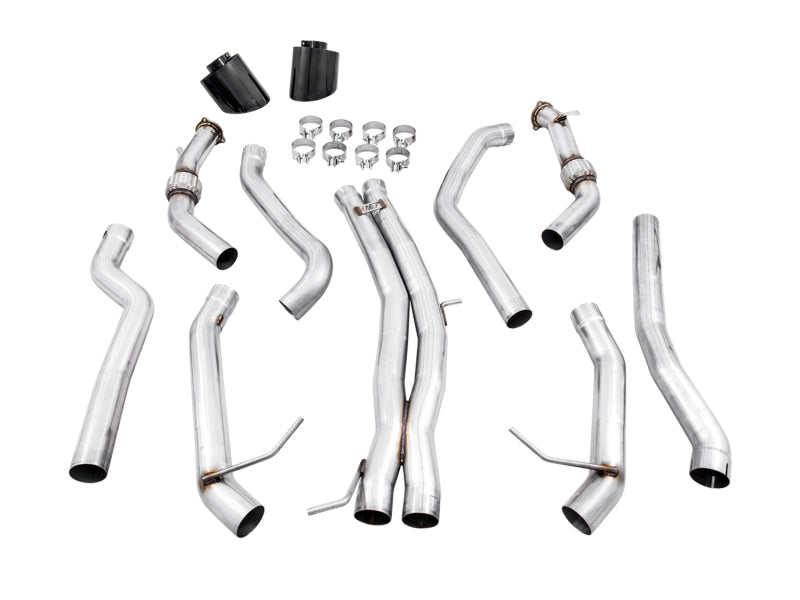 AWE Tuning 3020-33058 Audi B9 RS5 Track Edition Exhaust w/ Diamond Black RS Tips
