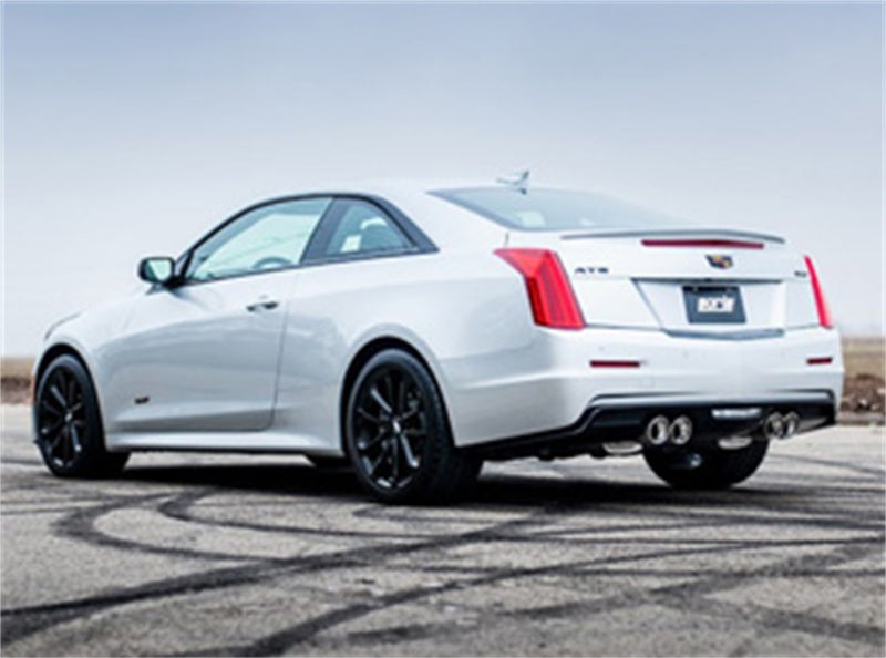 Borla 140692 2016 Cadillac ATS-V 3.6L Twin Turbo Catback Exhaust 4in Tips Dual Split Rear Exit